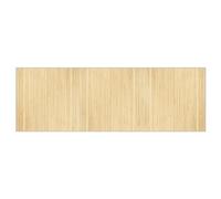vidaXL Tapis rectangulaire Bambou Naturel Clair – salon, cuisine, chambre – 100x300 cm