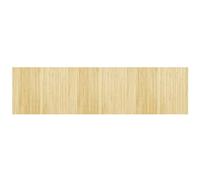 vidaXL Tapis rectangulaire Naturel clair 80x300 cm Bambou