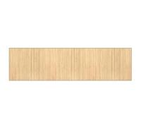 vidaXL Tapis rectangulaire Naturel Clair 80x300 cm Bambou, Tapis de Salon, Tapis de Cuisine, Tapis rectangulaire, Tapis de Chambre à Coucher