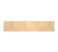 vidaXL Tapis rectangulaire Naturel Clair 80x400 cm Bambou