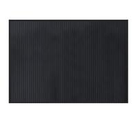 vidaXL Tapis rectangulaire Noir 70x100 cm Bambou