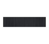 vidaXL Tapis rectangulaire noir bambou 70 x 300 cm