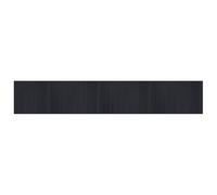 vidaXL Tapis rectangulaire Noir 70x400 cm Bambou