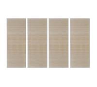 vidaXL Tapis rectangulaires Bambou naturel 4 pcs 120x180 cm