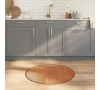 vidaXL Tapis Rond Naturel 80 cm Bambou, Tapis de Salon, Tapis de Cuisine, Tapis Rond, Tapis de Chambre à Coucher, Tapis de Salle de Bain