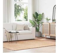 vidaXL Tapis Shaggy Navarra à poils longs en polyester beige 160x230 cm