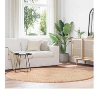 Vidaxl Tapis Shaggy À Poils Longs Navarra Beige 200x200 Cm Polyester
