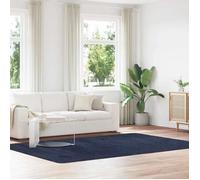 vidaXL Tapis Shaggy Navarra – à poils longs, Polyester 200x290 cm, Bleu marine