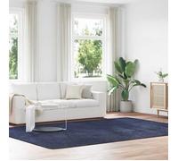 Vidaxl Tapis Shaggy À Poils Longs Navarra Bleu Marine 240x340 Cm