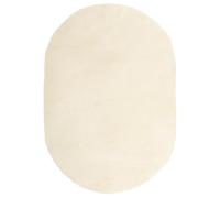 vidaXL Tapis Shaggy à Poils Longs crème 300x200 cm Polyester, Tapis, Tapis de Chambre, Tapis Moderne, Tapis de Salon, Tapis Moelleux, Tapis Ovale