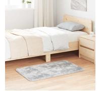 vidaXL Tapis Shaggy à poils longs gris argenté 60x100 cm polyester, tapis, tapis de chambre, tapis moderne, tapis de salon, 4102812