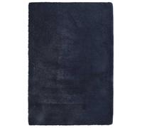 vidaXL Tapis Shaggy à Poils Longs NAVARRA Bleu Marine 200x290 cm