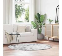 Vidaxl Tapis Shaggy À Poils Longs Navarra Gris Clair 160x160 Cm