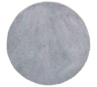 vidaXL Tapis Navarra - Shaggy à poils longs Polyester Gris clair 240x240 cm