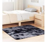 vidaXL Tapis shaggy à poils longs NAVARRA gris foncé 120x120 cm 4102864