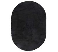vidaXL Tapis shaggy à poils longs noir 300x200 cm polyester, tapis, tapis de chambre, tapis moderne, tapis de salon, tapis 4102934