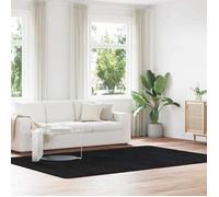 vidaXL NAVARRA - Tapis shaggy noir 200x290 cm