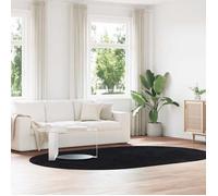 vidaXL Tapis Shaggy Navarra à poils longs 300x200 cm polyester Noir