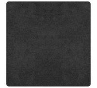 vidaXL Tapis Shaggy Anti-dérapant Gris foncé 200 x 200 cm PP, Salon, Tapis Doux Moderne, Accent Douillet Résistant, Tapis Anti-Dêrappant Lavable en Machine