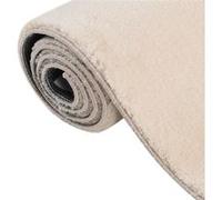 vidaXL Tapis shaggy doux lavable 160x230 cm Antidérapant Beige Beige G