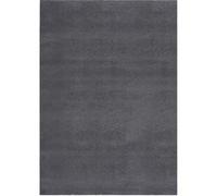 Tapis Shaggy Doux Lavable Carpette de Salle de Séjour Tapis de Zone Moquette de Salon Tapis de Sol Intérieur 160x230 cm Antidérapant Anthracite