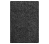 VIDAXL Tapis shaggy Gris