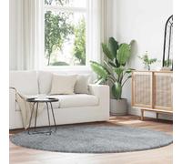 vidaXL Tapis Shaggy NAVARRA - Gris Argenté 200x200