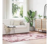 VidaXL Tapis Shaggy Navarra - Rose poudré