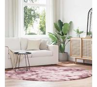 VidaXL Tapis Shaggy Navarra - Rose poudré