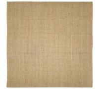 Vidaxl Tapis Sisal Naturel 100x100 Cm
