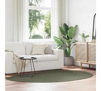 vidaXL Tapis vert forêt Laine 160 x 230 cm