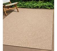 vidaXL Tapis ZIZUR 240x340 cm aspect de jute intérieur et extérieur, tapis d'extérieur, tapis de sol, tapis d'intérieur, 4006165 Beige
