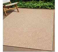 vidaXL Tapis ZIZUR 80x200 cm Aspect de jute intérieur et extérieur Beige