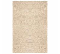 vidaXL Tapis ZIZUR Beige 140x200 cm Aspect de Jute intérieur extérieur, Tapis d'extérieur, Tapis de Sol, Tapis d'intérieur, Tapis de Porte, Moquette