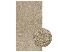 VidaXL Tapis ZIZUR Beige Aspect Jute