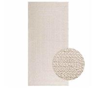 vidaXL Tapis ZIZUR crème 100x200 cm Aspect de Jute intérieur extérieur, Tapis d'extérieur, Tapis de Sol, Tapis d'intérieur, Tapis de Porte, Moquette