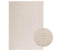 vidaXL Tapis ZIZUR crème 120x170 cm aspect de jute intérieur/extérieur