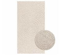 vidaXL Tapis ZIZUR Crème 60x110 cm Aspect jute intérieur/extérieur