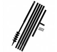 vidaXL Tarière de sol avec poignée 80 mm – Tube d'extension 5 m