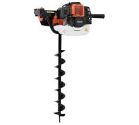 vidaXL Tarière de Sol Orange Perceuse de Sol Mèche de Forage Vrille Jardin