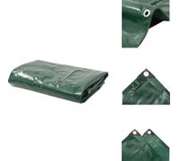 vidaXL Tarpaulin 650 g/m² 3x3 m green - Tarpaulins