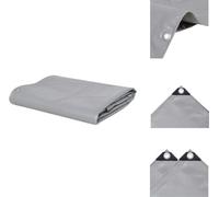 vidaXL Tarpaulin 650 g/m² 4x5 m grey - Tarpaulins