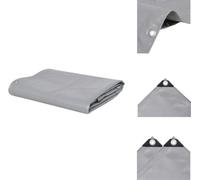 vidaXL Tarpaulin 650 g/m² 4x6 m grey - Tarpaulins