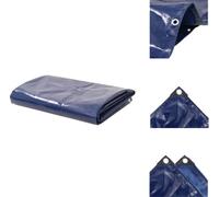 vidaXL Tarpaulin 650 g/m² 5 x 6 m Blue - Tarpaulins