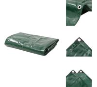 vidaXL Tarpaulin 650 g/m² 6 x 8 m green - Tarpaulins