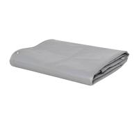 vidaXL Tarps Gris 3 x 3 m Toile avec revêtement en PVC