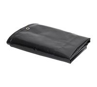 vidaXL Tarps Noir 3 x 3 m Toile avec revêtement en PVC