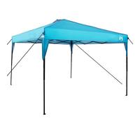 Vidaxl Tente À Abri Bleu 300 X 300 X 227 / 236 / 245 Cm Tissu Oxford
