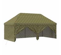vidaXL Tente à auvent avec 4 parois latérales - 2,9 x 5,8 m - Camouflage militaire