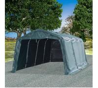 vidaXL Tente amovible pour bétail PVC 550 g/m² 3 3 x 6 4 m Vert foncé